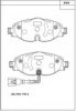 ASIMCO KD7019 Brake Pad Set, disc brake